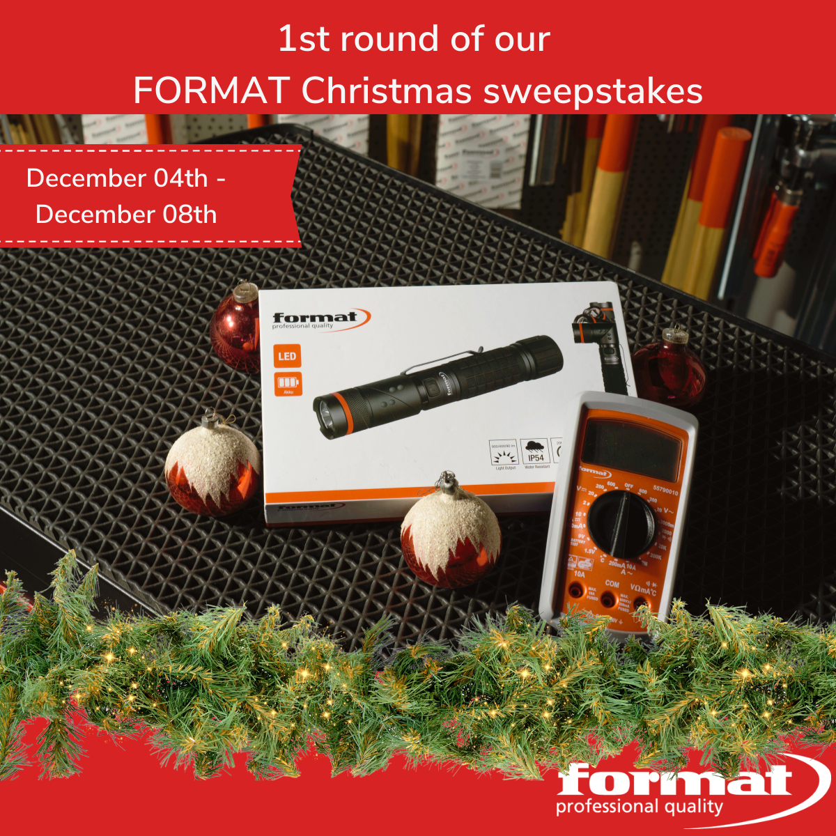 Our big FORMAT Christmas sweepstakes are here!