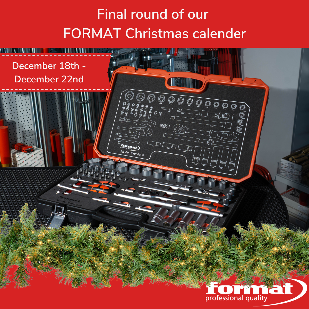 Our big FORMAT Christmas calendar goes into the 3rd round!